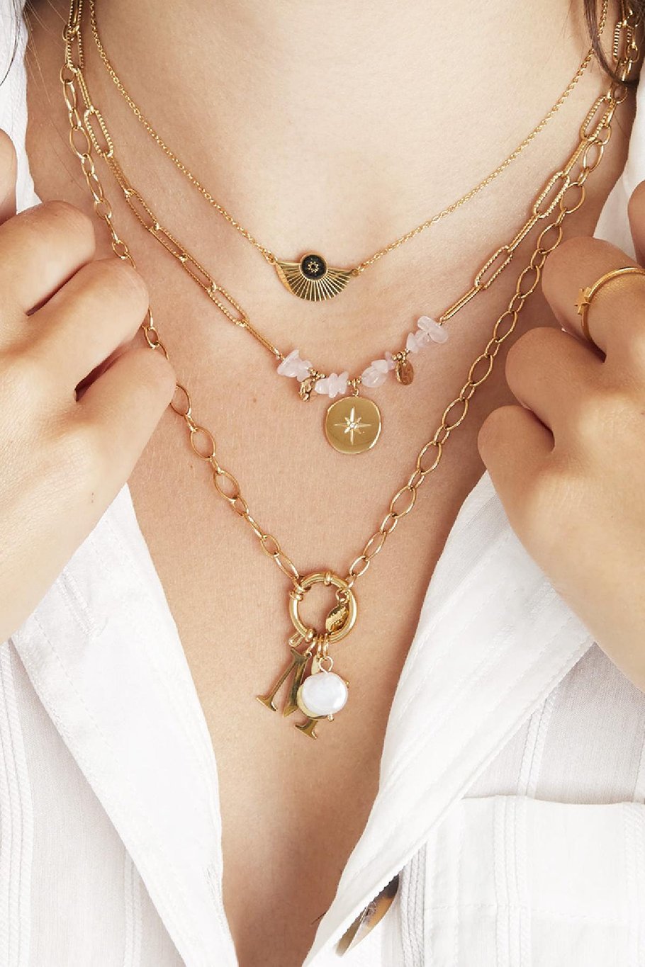Ketting Celeste Groen Stainless Steel Afbeelding2